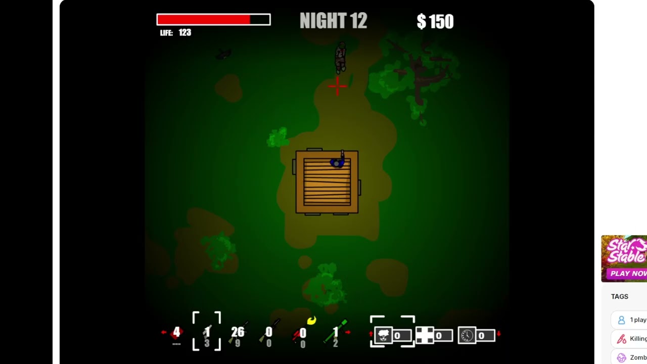 ZOMBIE HORDE A FLASH GAME MADE BY KING TOMMY