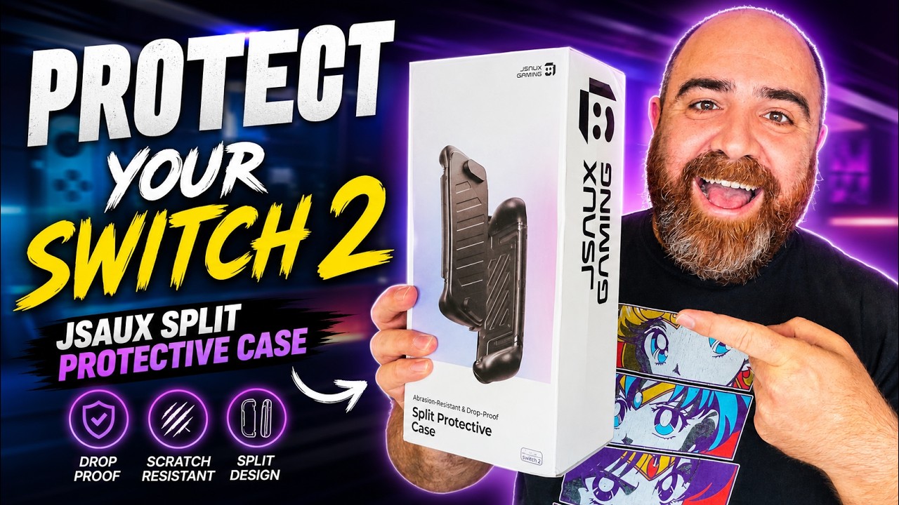 JSAUX Split Protective Case for Nintendo Switch 2 | UNBOXING