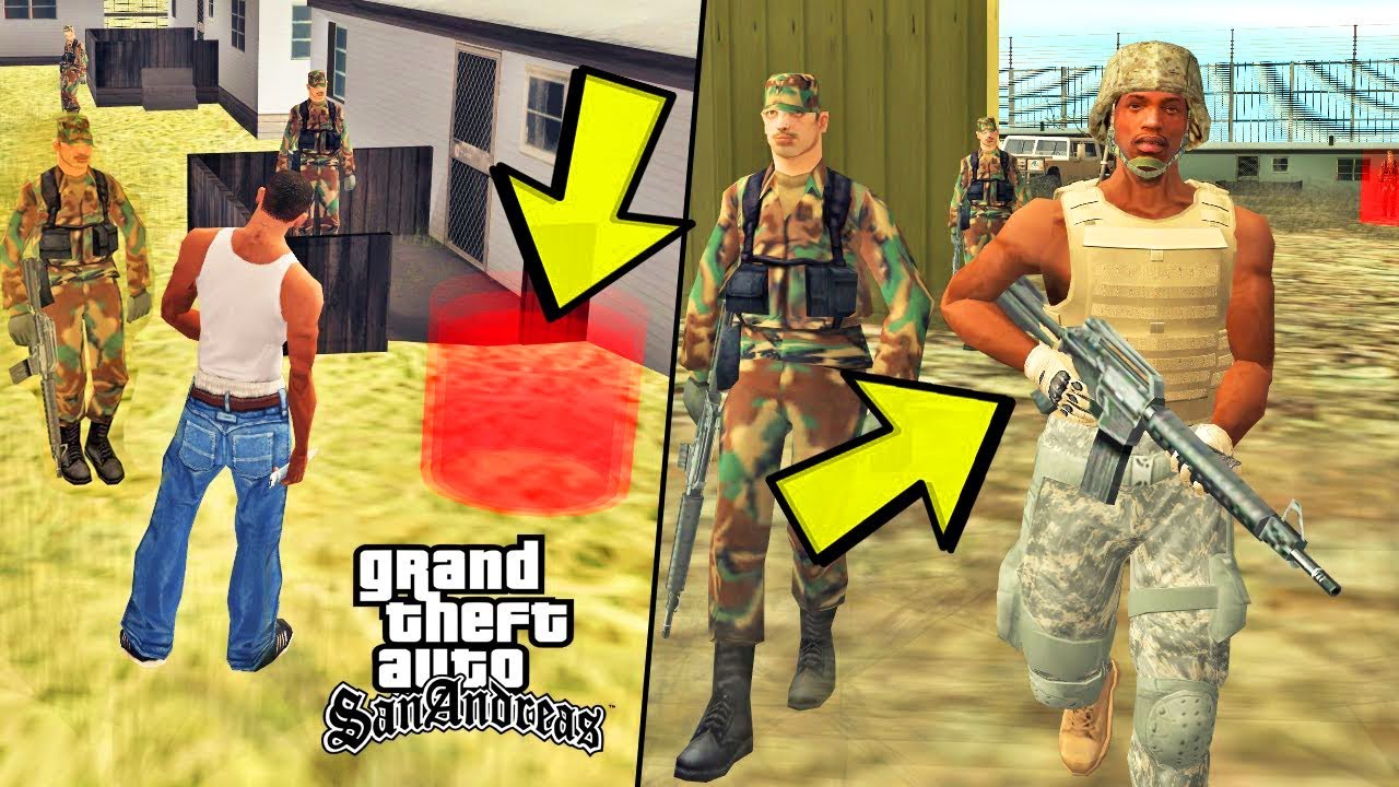 انضممت الى الجيش وحاربنا الارهابيين في جي تي اي سان اندرياس | GTA San Andreas Join the Army