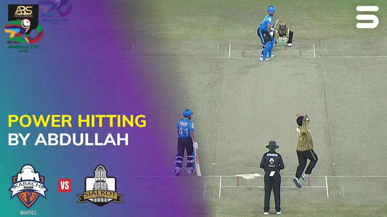 Abdullah Inning Highlights 🔥🏏 | Karachi Vs Sialkot M21| National T20 Cup | MZA1U