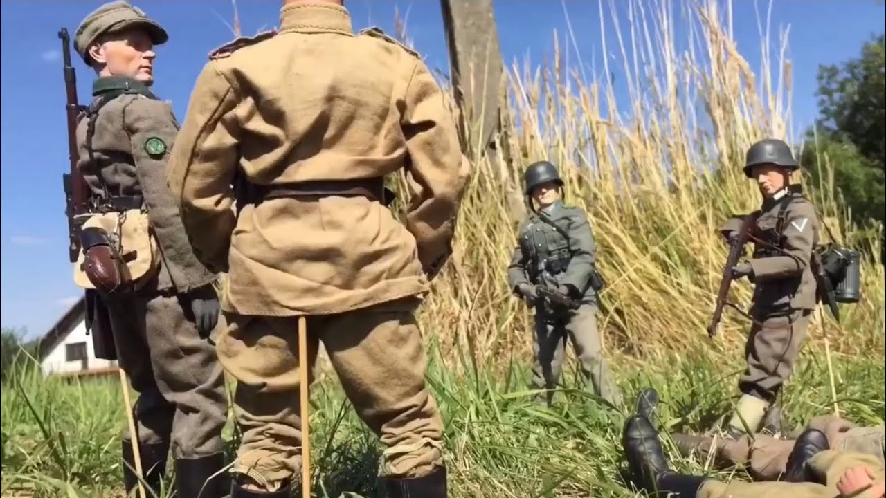 “The Assault” Part 2 WW2 1/6 stop motion short film