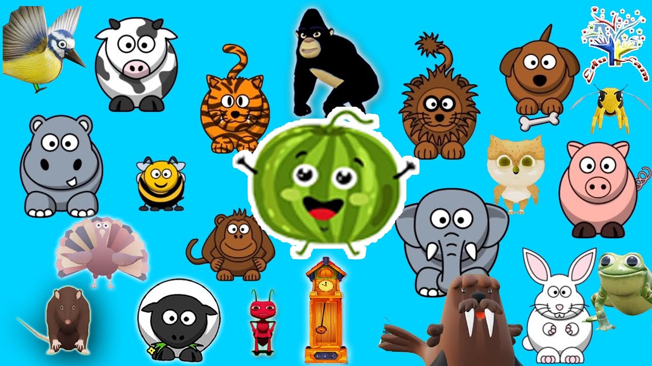 🦁🐘 Animal Sounds Song! | Learn Animal Names and Noises! 🎶✨| Live 1 Hour | EduFam