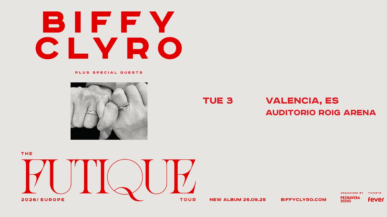 Biffy Clyro Live 2026 Full Show . Roig Arena Valencia Spain Concert