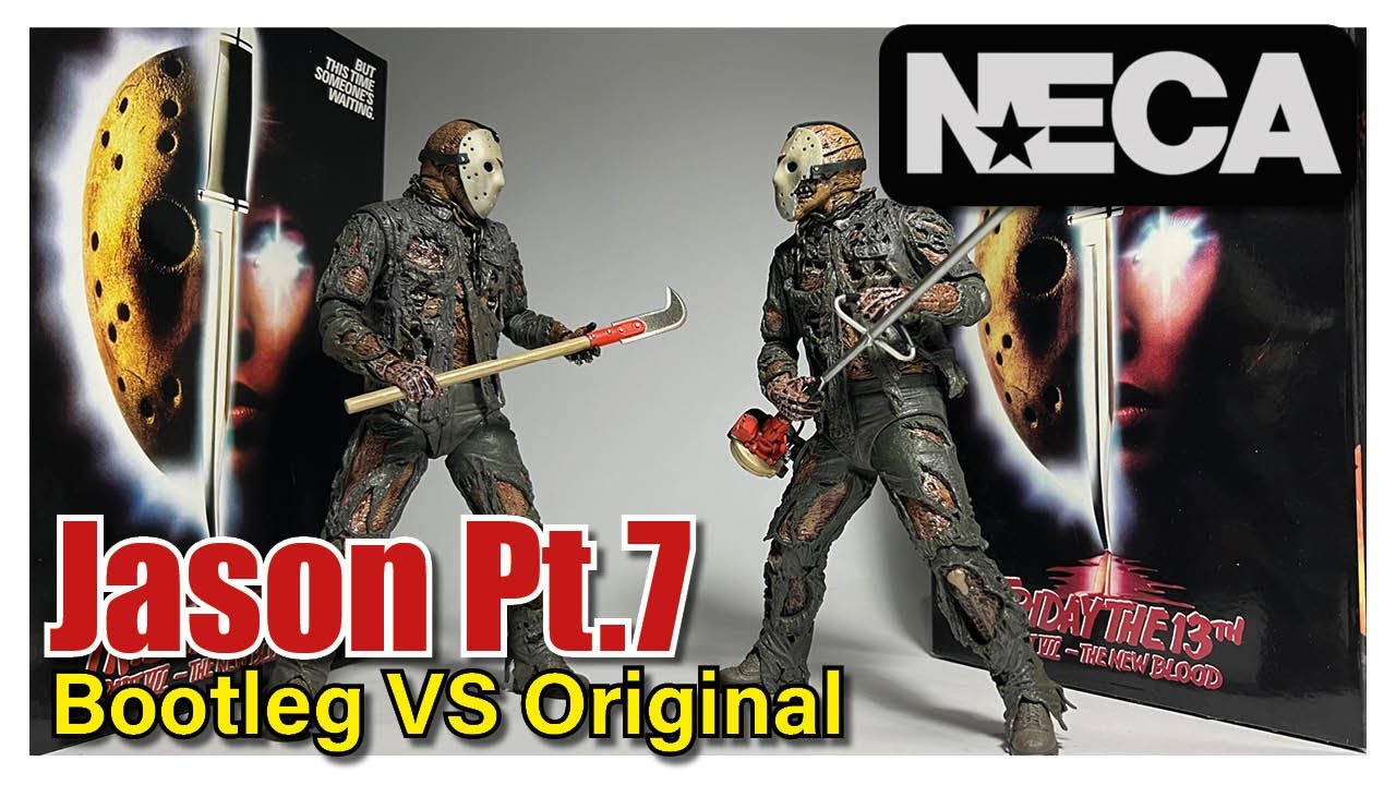 Bootleg VS Original | NECA Ultimate Jason Voorhees Pt. VII - Friday the 13th