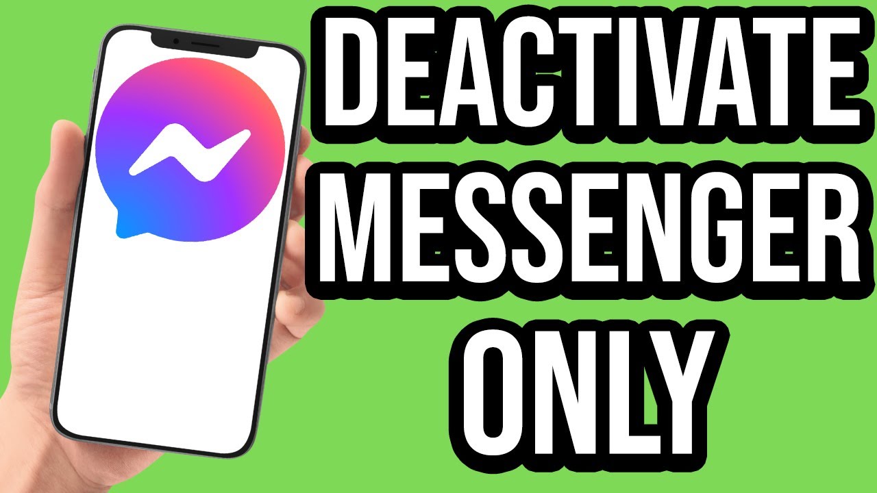 Как деактивировать только Messenger, а не Facebook
