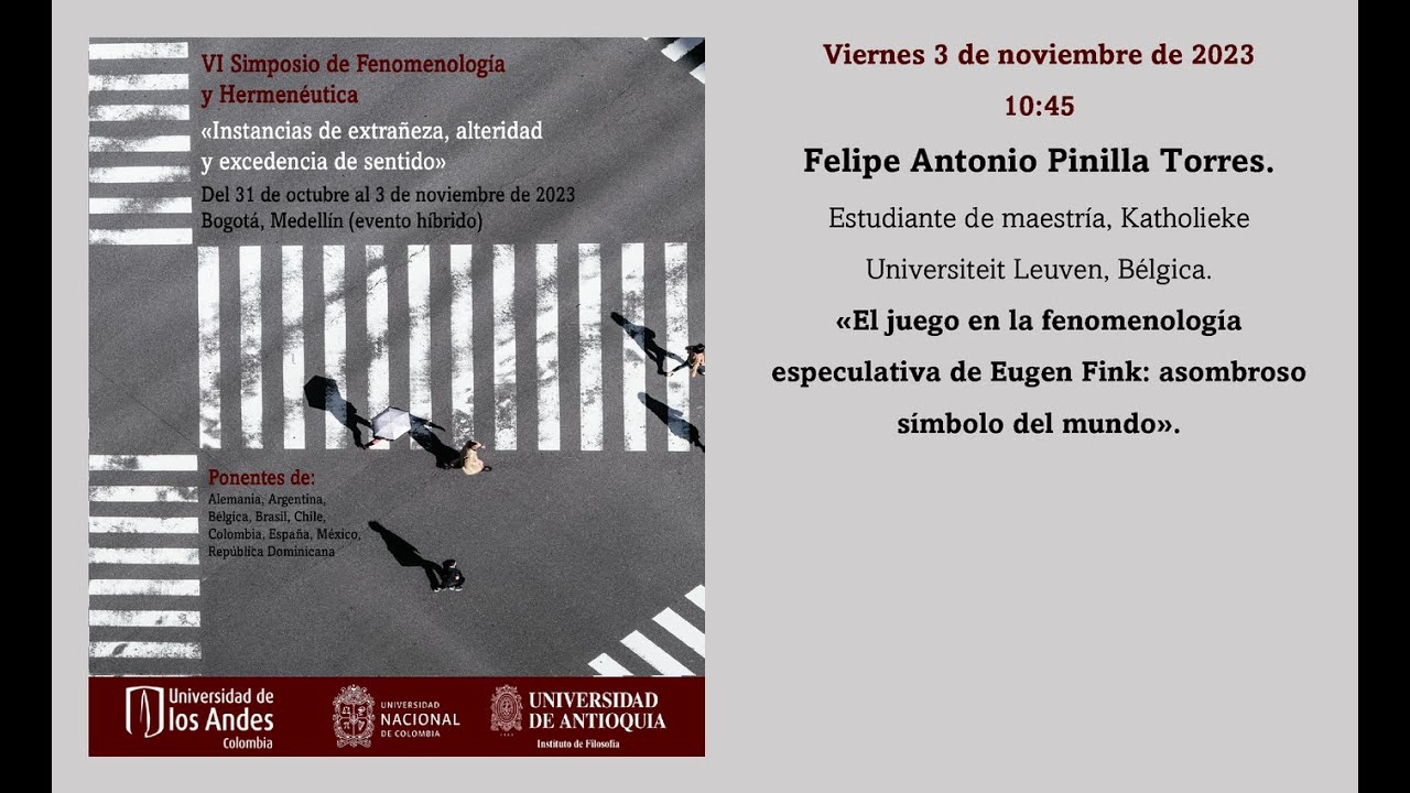 Felipe Antonio Pinilla Torres: El juego en la fenomenología especulativa de Eugen Fink