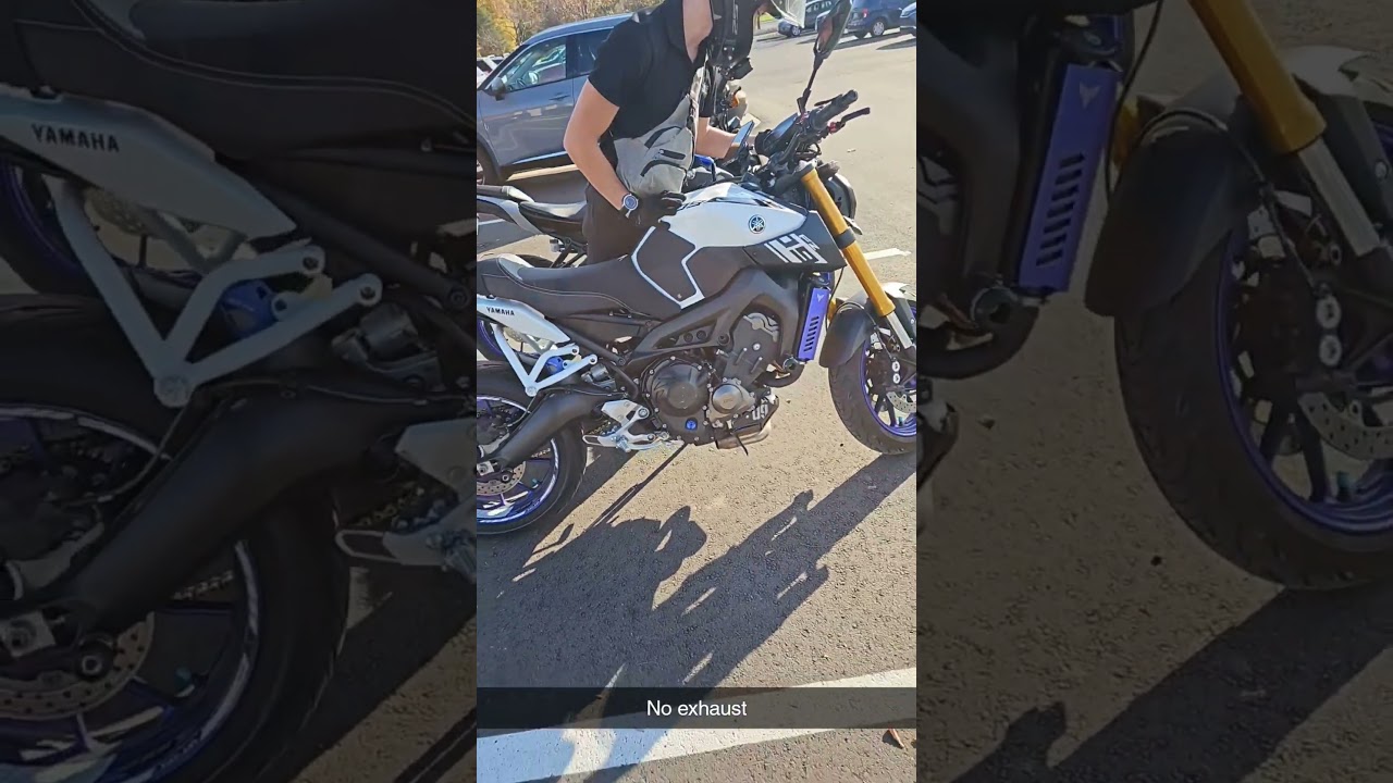 Yamaha FZ-09 No Exhaust. #fz09 #mt09