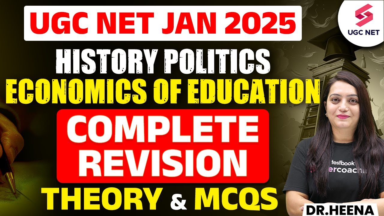UGC NET Education Paper 2 | History Politics Economics of Education By Dr.Heena Ma'am