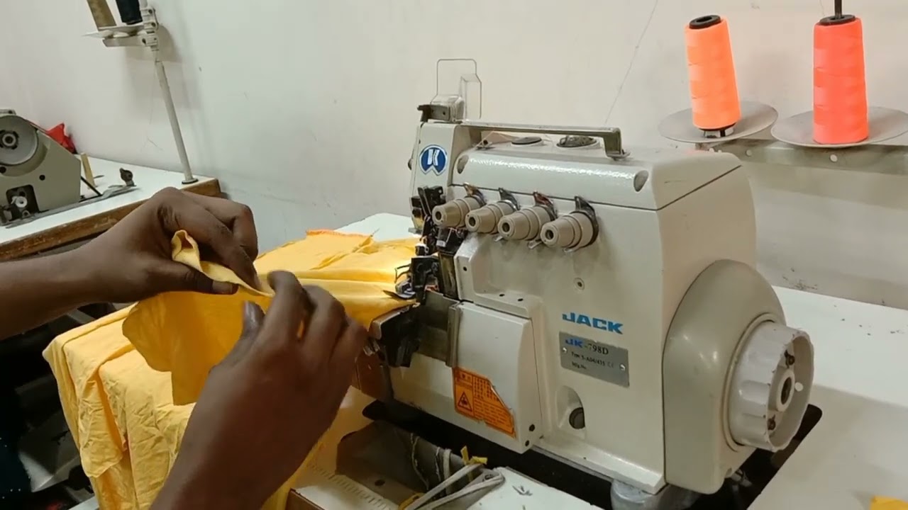 Sleeve Joint by Over Lock Machine in garments /অভার লক মেশিনে সিলিভ জয়েন্ট শিখুন