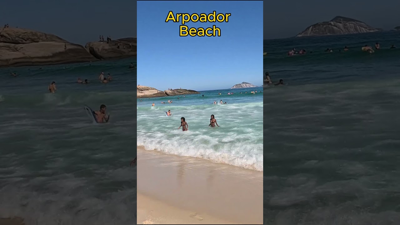 Arpoador Beach | 4K 🚶📹❤️🌞🌎 #citytrip4k  #beach #travel #summer #arpoador #riodejaneiro  #trip