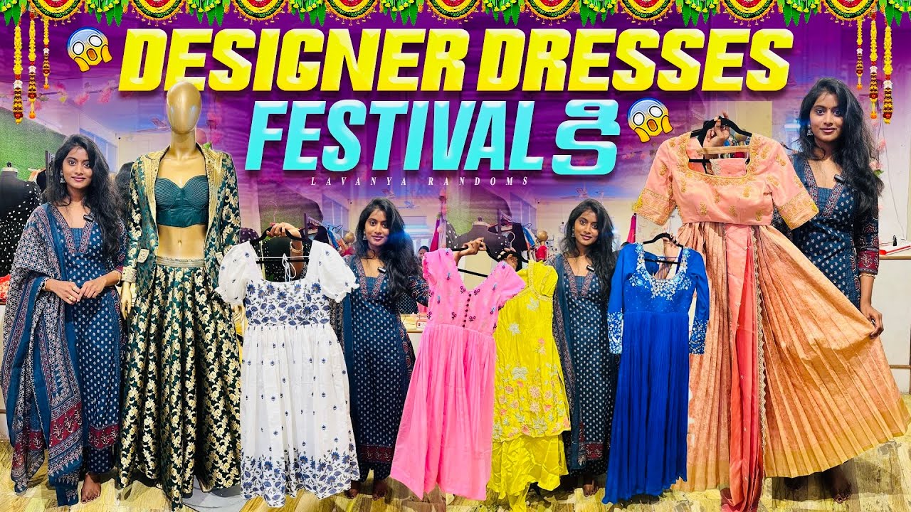 Boutique Designer Dresses Festival కి Lehangas & Frocks 