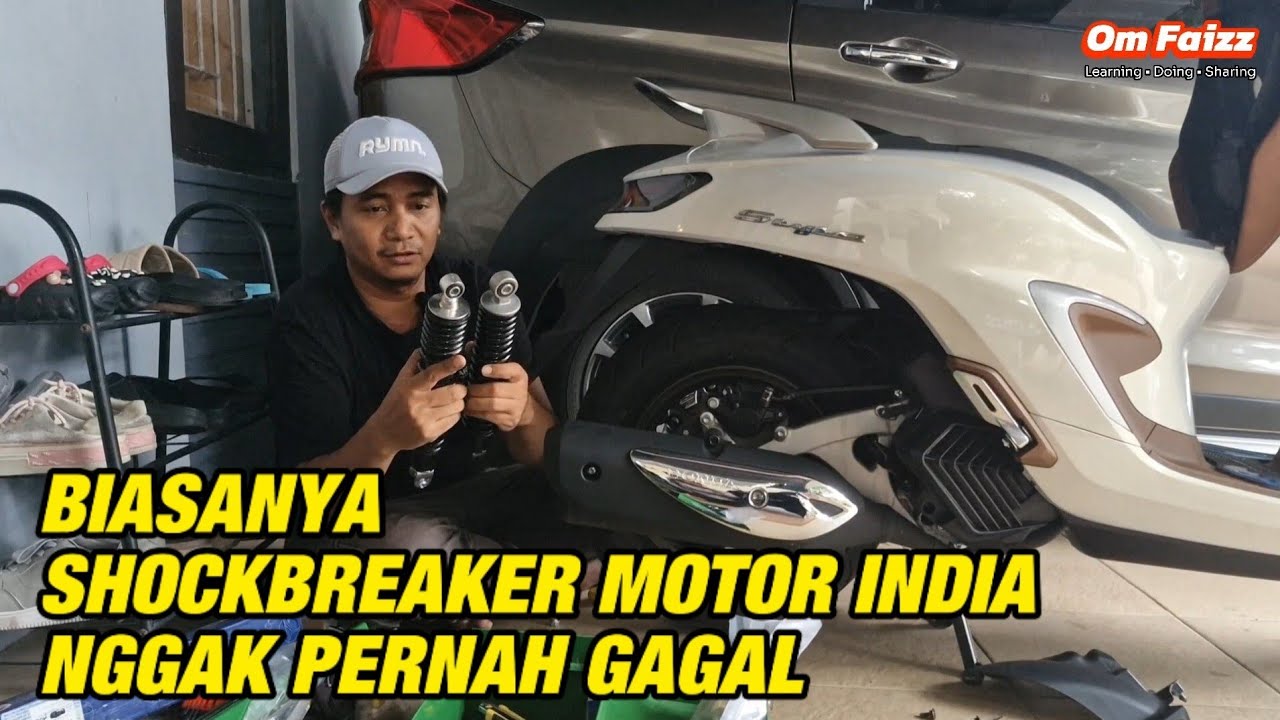 Modifikasi Honda Stylo 160, Ganti Shock Breaker Belakang Punya TVS Callisto