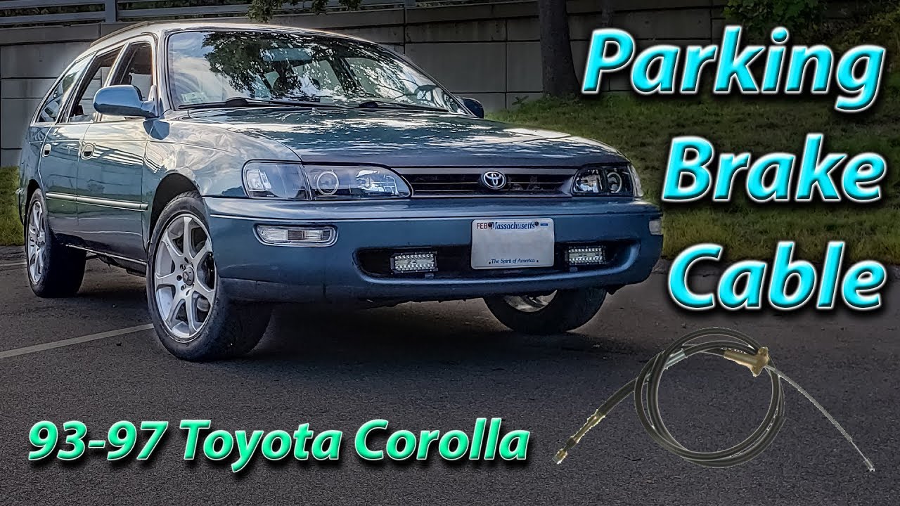 Replacing Parking Brake Cable 93-97 Toyota Corolla