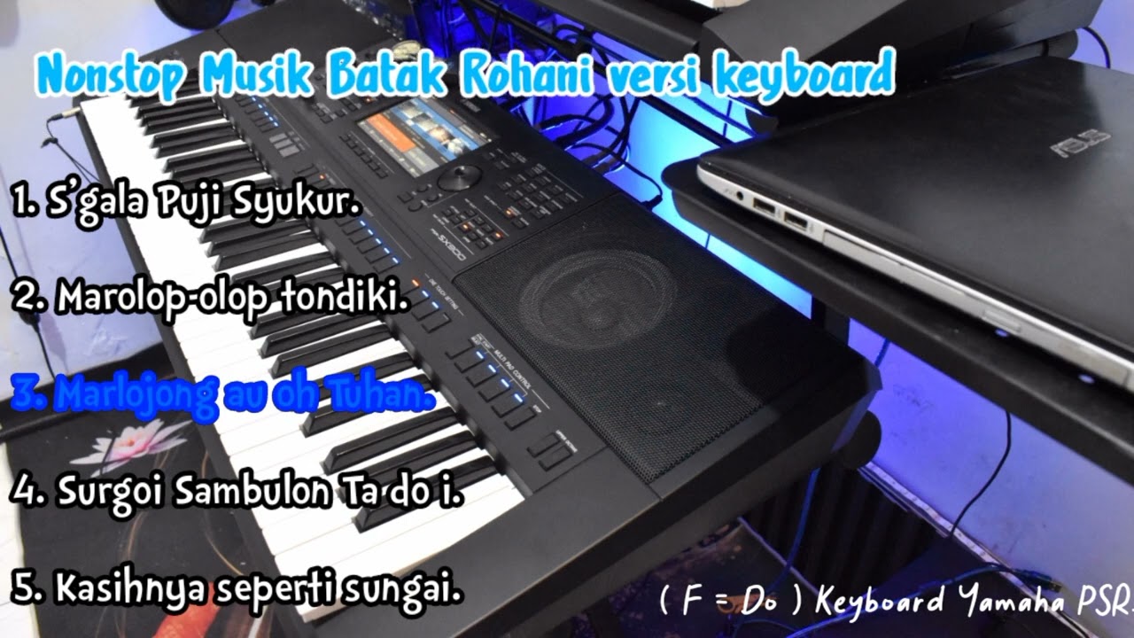 NONSTOP MUSIK BATAK ROHANI versi Keyboard