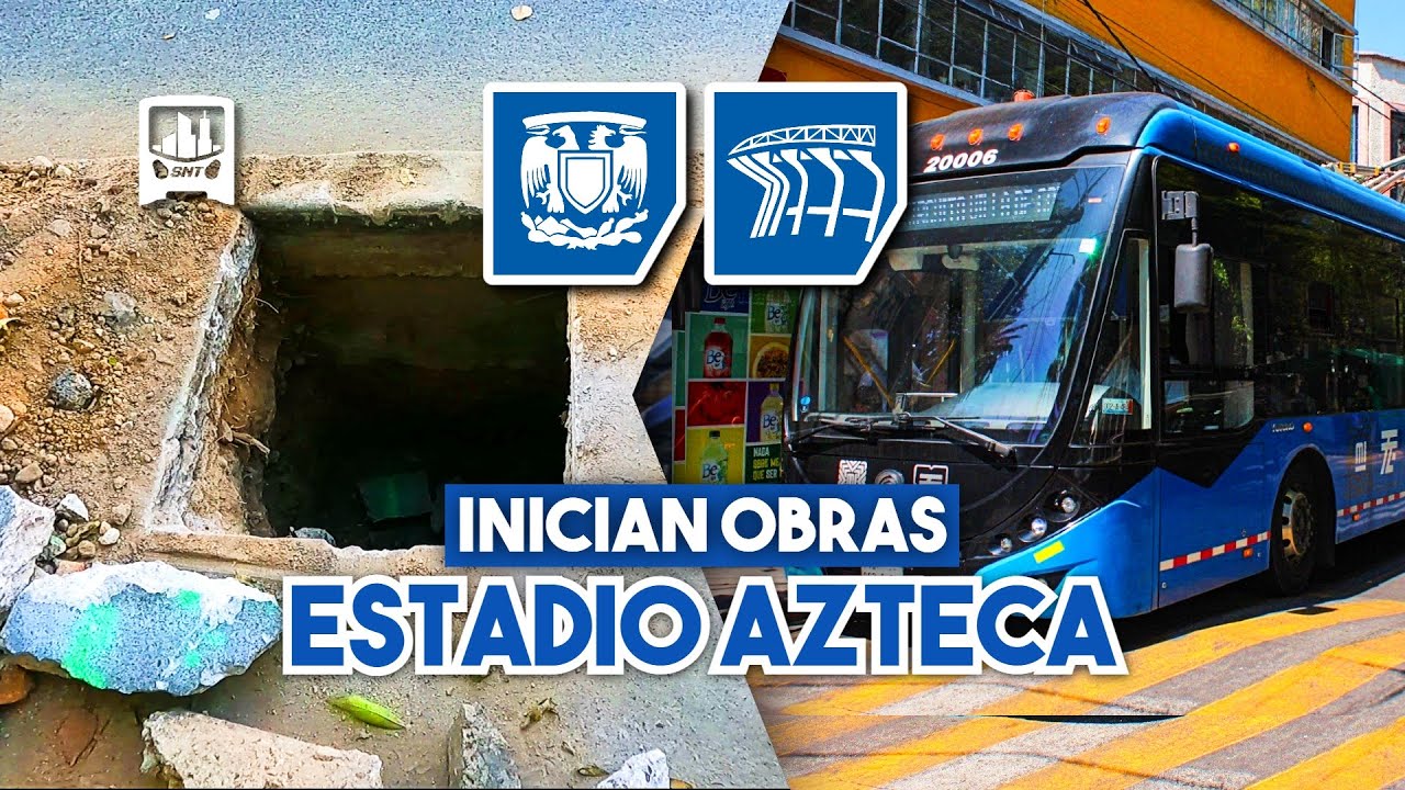 ¡El TROLEBÚS del Estadio Azteca será una REALIDAD! Ya comenzó su construcción | Noviembre 2025
