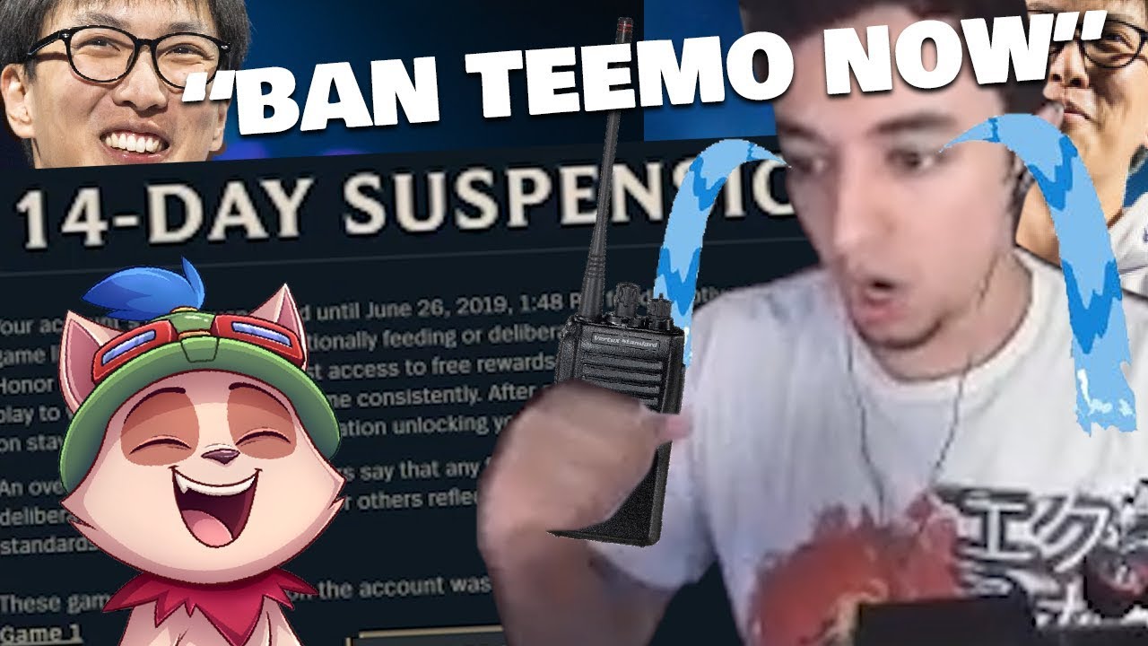 Streamer gets player BANNED for this roaming Teemo strategy but it works