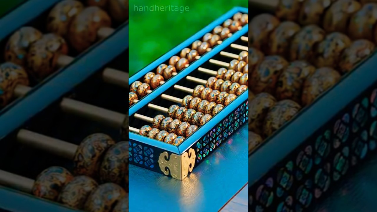 Urushi lacquer, a ancient Calculator or Abacus from 2nd century BC #traditionalart  #skills #time
