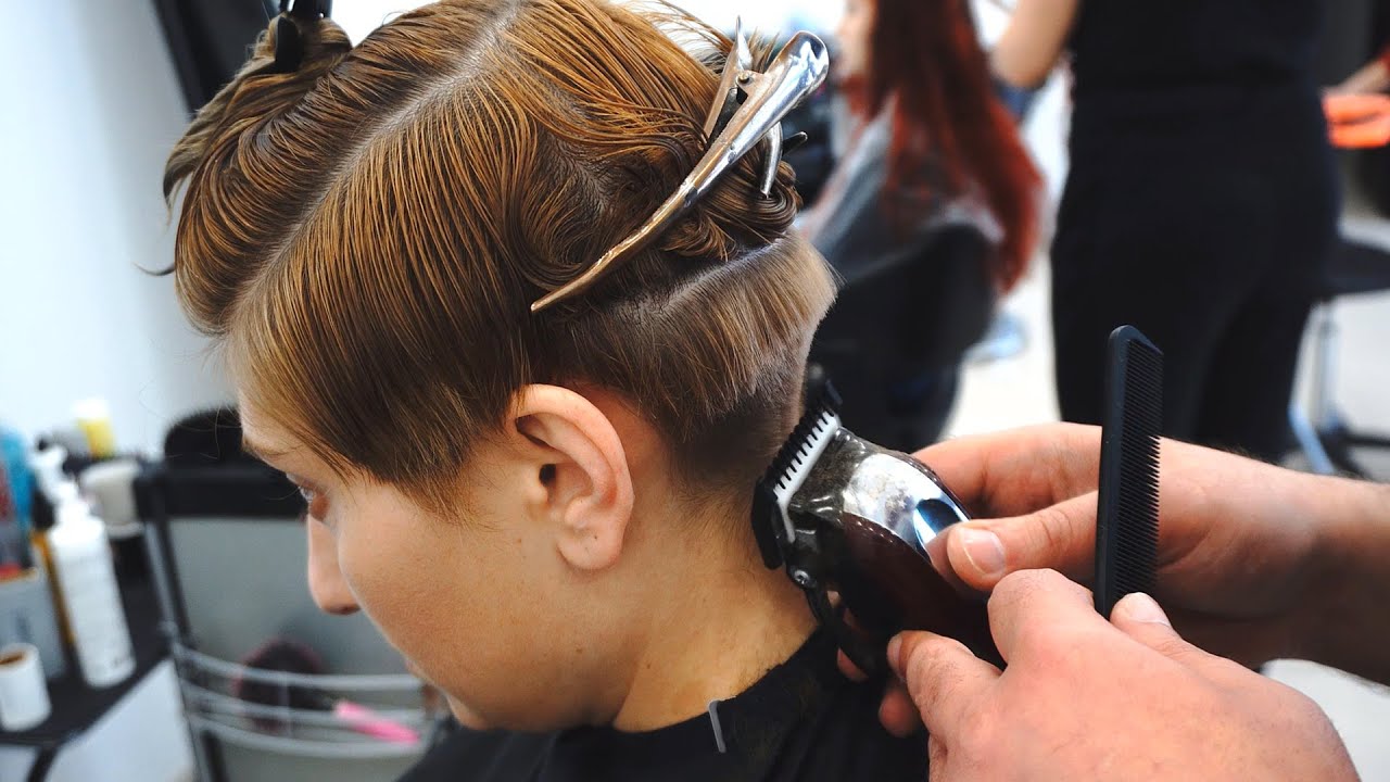 Amazing Haircut - PIXIE UNDERCUT with BANGS sounds EXCITING, let’s try !