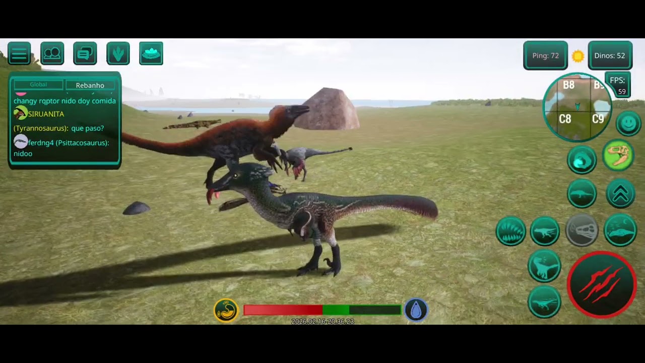 A sobrevivência com austroraptor 