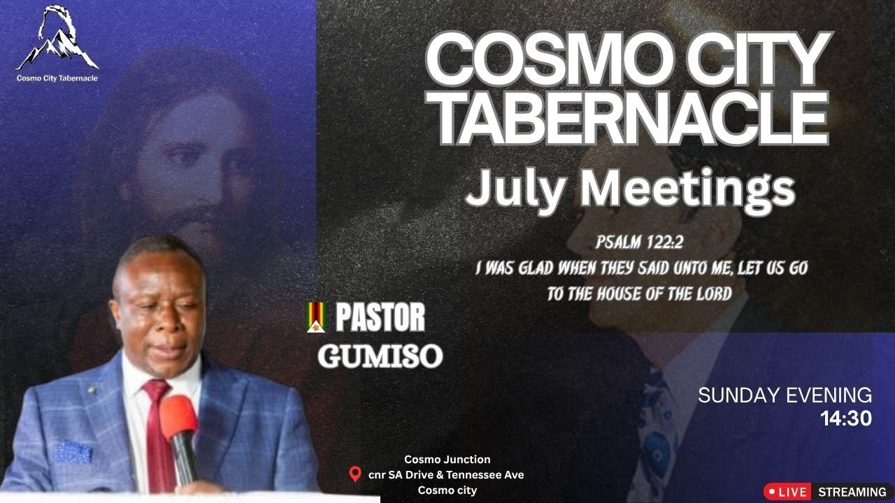 Sun 20th July 2025 | July Meetings | Pastor Gumiso