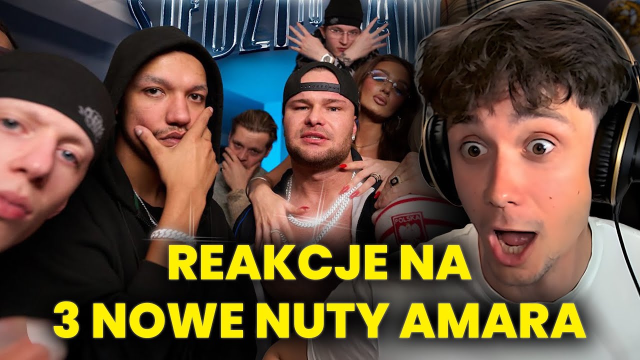WIELKA REAKCJA NA 3 NOWE NUTY AMARA !
