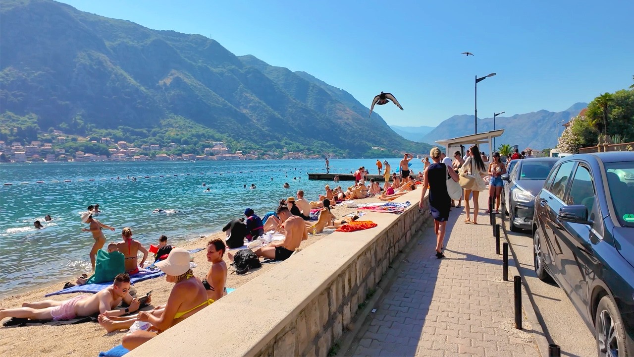 Kotor Montenegro 4K Kotor Bay Walking Tour 2025