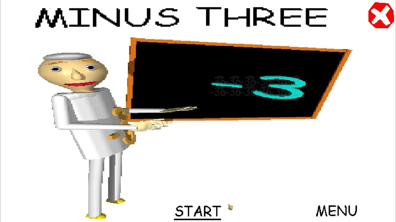 MINUS THREE Baldi Mod Gameplay #2