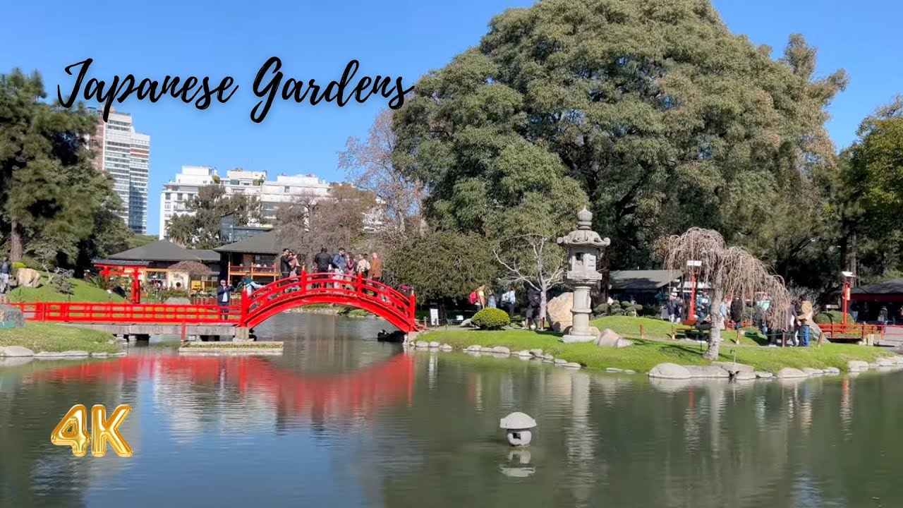 Japanese Gardens - The largest outside Japan in Buenos Aires, Argentina - 4K