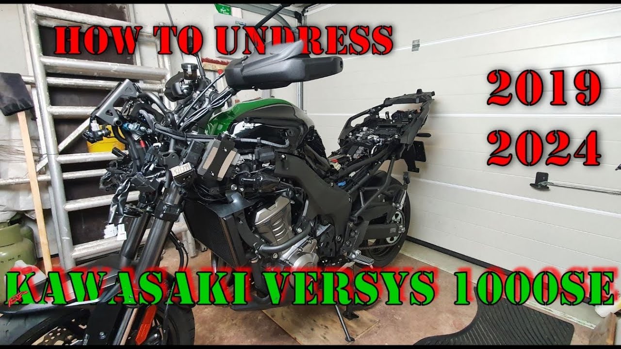 Как раздеть kawasaki versys 1000 SE 2019 - 2022