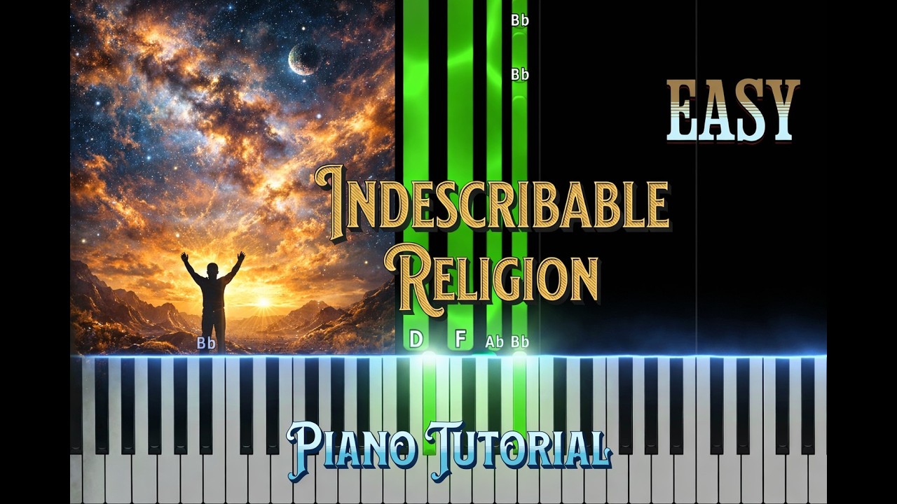 Indescribable Easy Piano Tutorial