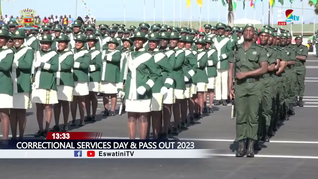 Drill display by His Majesty's Correctional Services trainees
