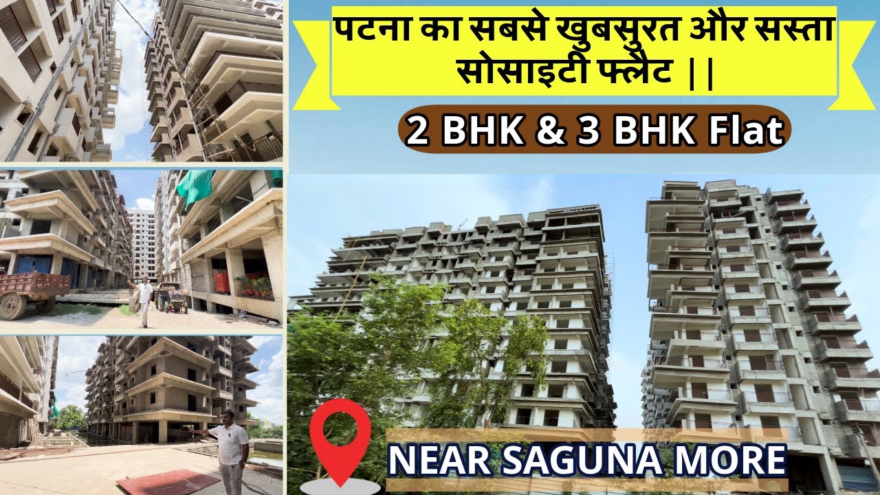 Best Affordable Society Flats in Patna  Near Saguna More with Amenities