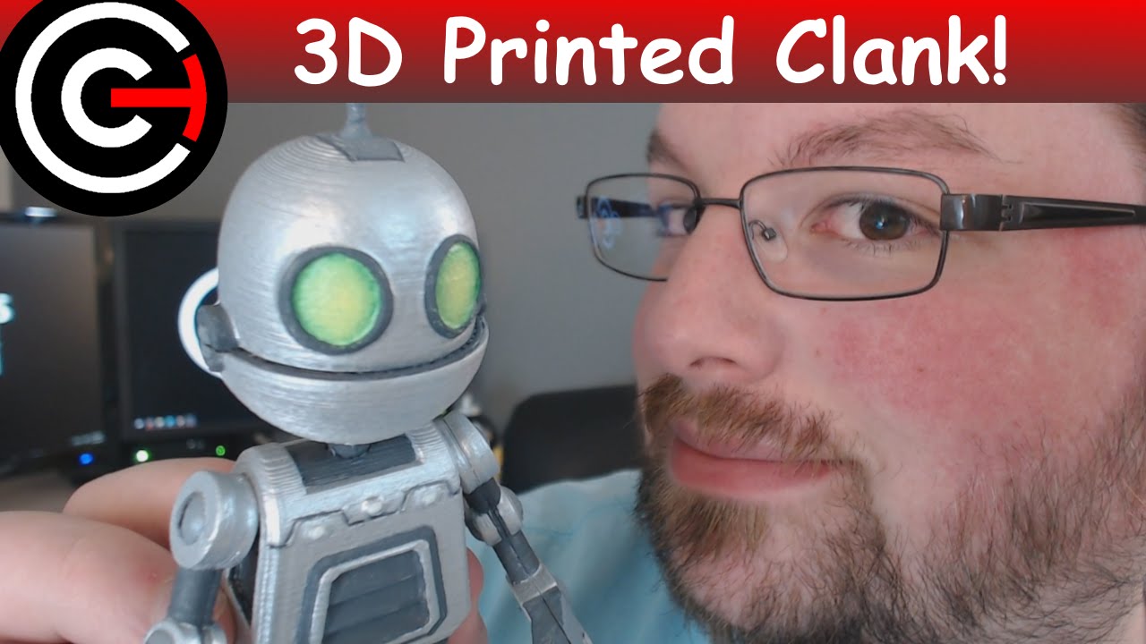 3D Printed Clank Figure [Ratchet & Clank]