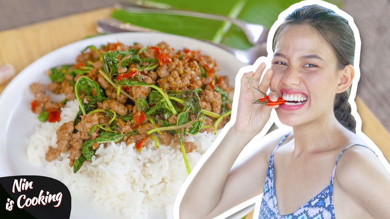 Как приготовить: Вкусный рецепт жареной тайской свинины с базиликом | Pad Kra Pao Mhoo