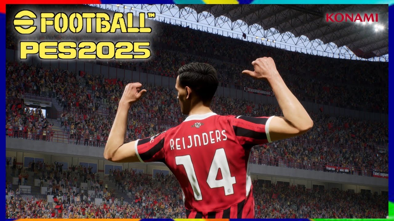 EFOOTBALL 2025 | AC MILAN VS INTER MILAN | EFOOTBALL PES 2025 GAMEPLAY | TIJANI REIJNDERS DEBUT