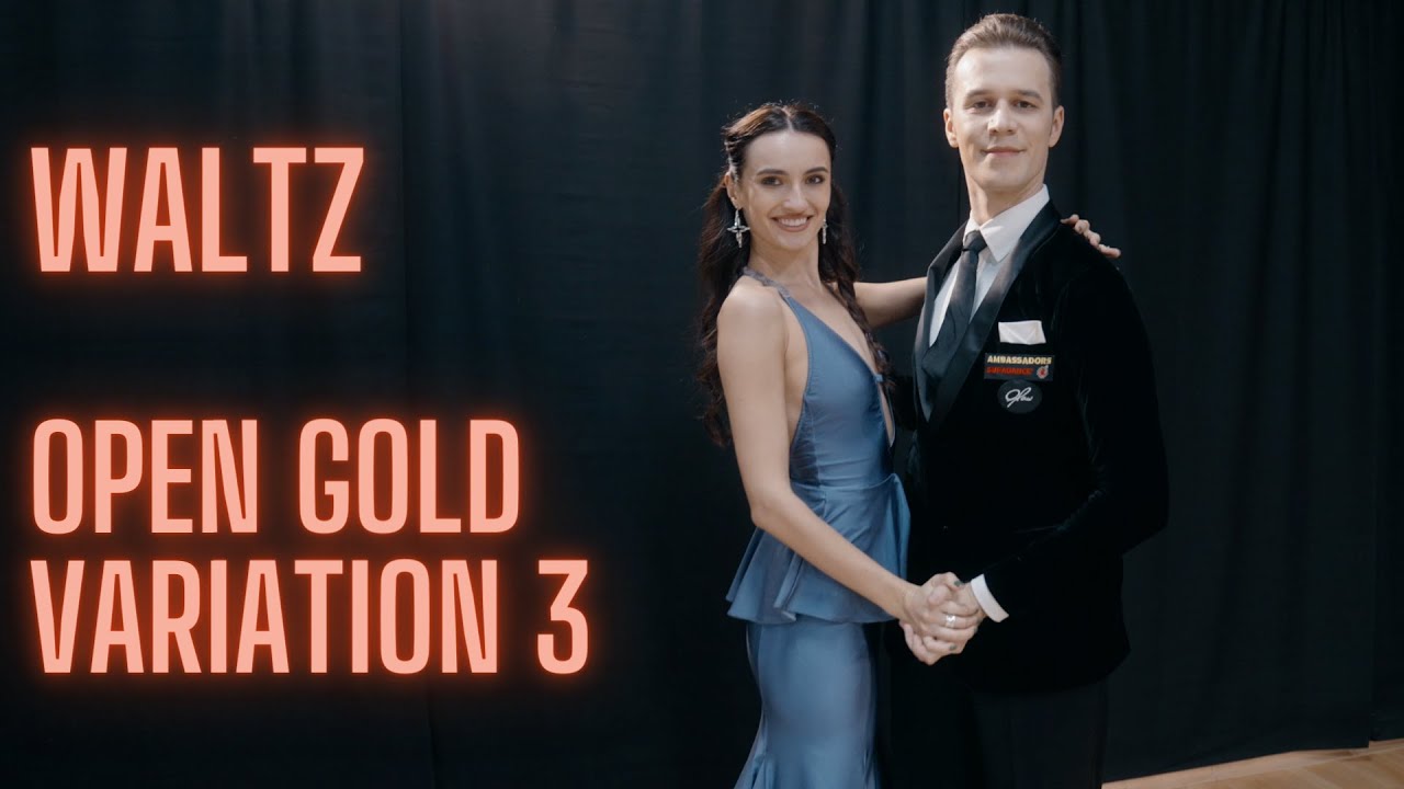 Waltz Open Gold Variation 3 by Iaroslav and Liliia Bieliei #standwithukraine