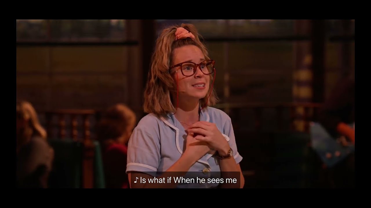 When he sees me The Waitress