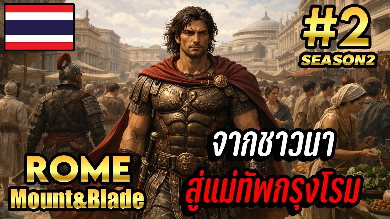 ROME | EP.2 จากชาวนา สู่แม่ทัพกรุงโรม !! Mount&Blade: Warband