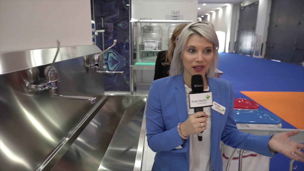 Francesca Buffoli from Conf Industries speaking to Arab Health TV 2020