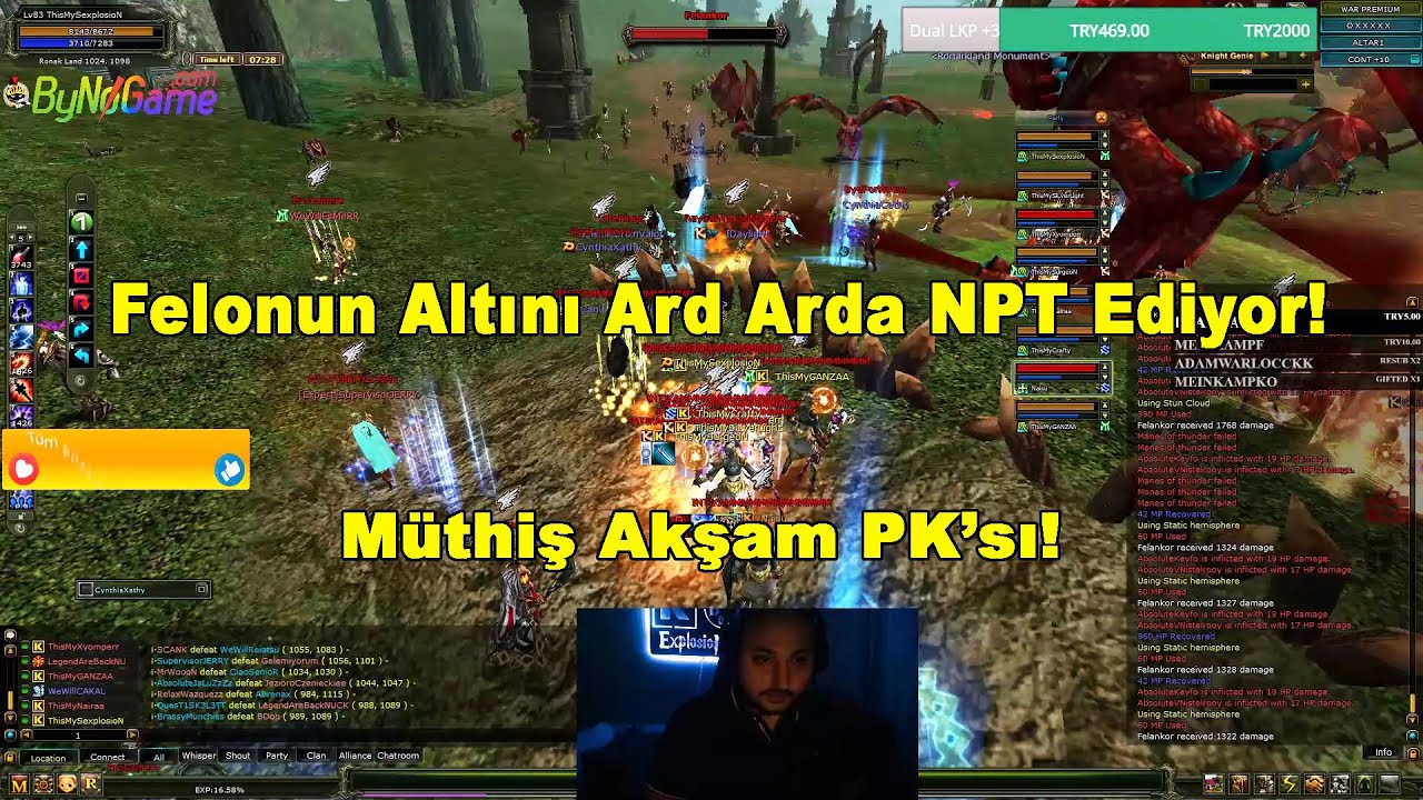 BvB Mage Ekibi - Felankor PK'sında Felonun Altını Ard Arda NPT Ediyor! | Knight Online