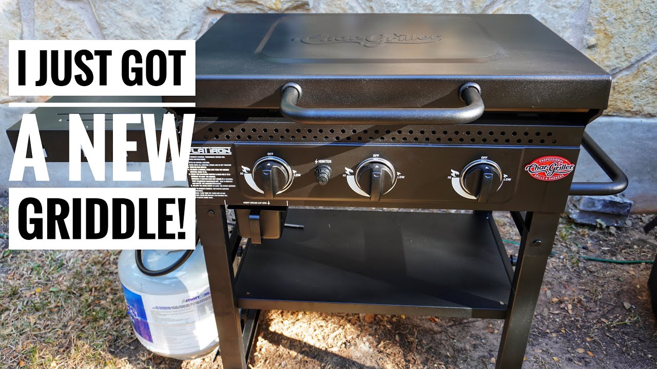 I Just Got A New Flat Top Griddle! | Char-Griller Flat Iron Unboxing