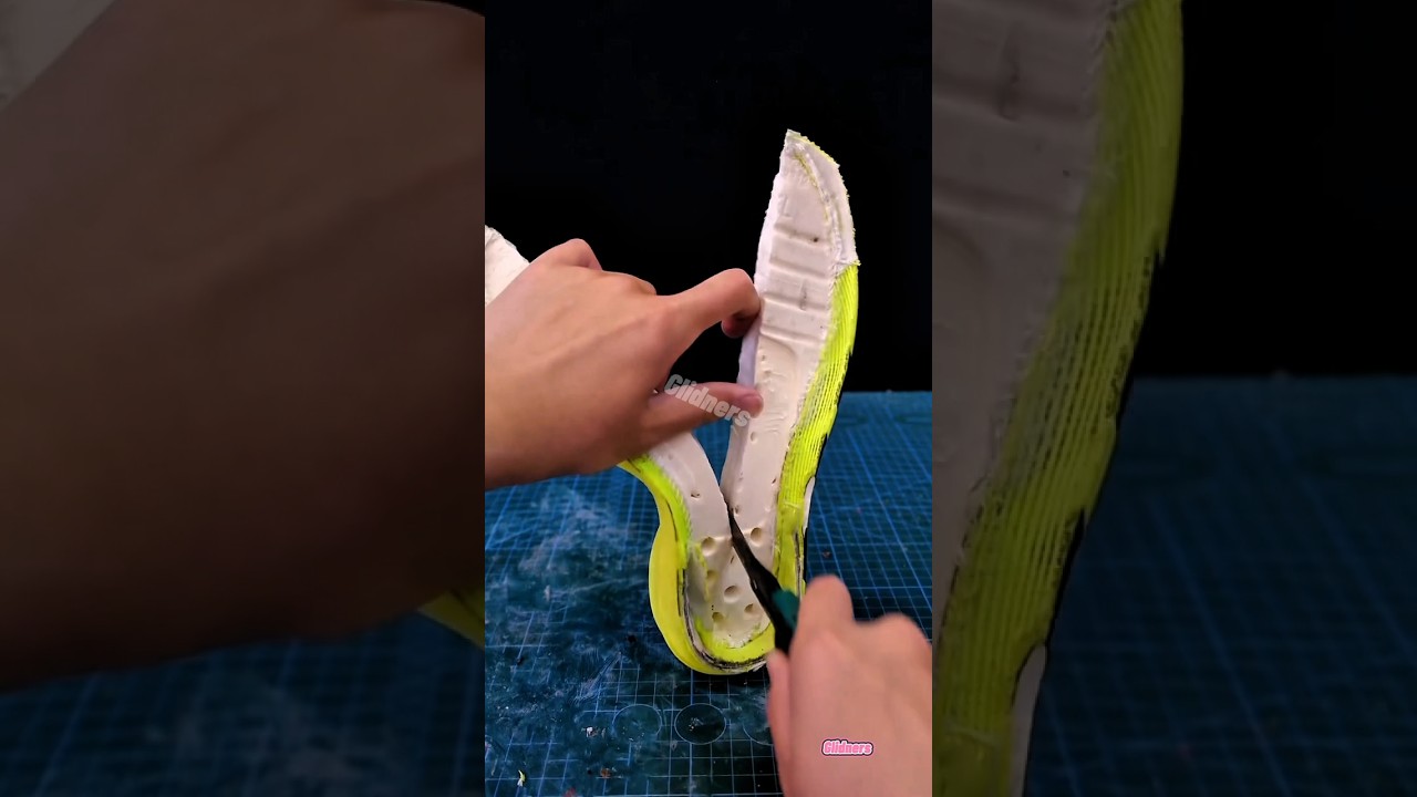 🔥Cutting ASMR Adidas Adizero Evo SL &ndash; What&rsquo;s Inside This Racing Shoe? #shorts #fyp #adidasevosl
