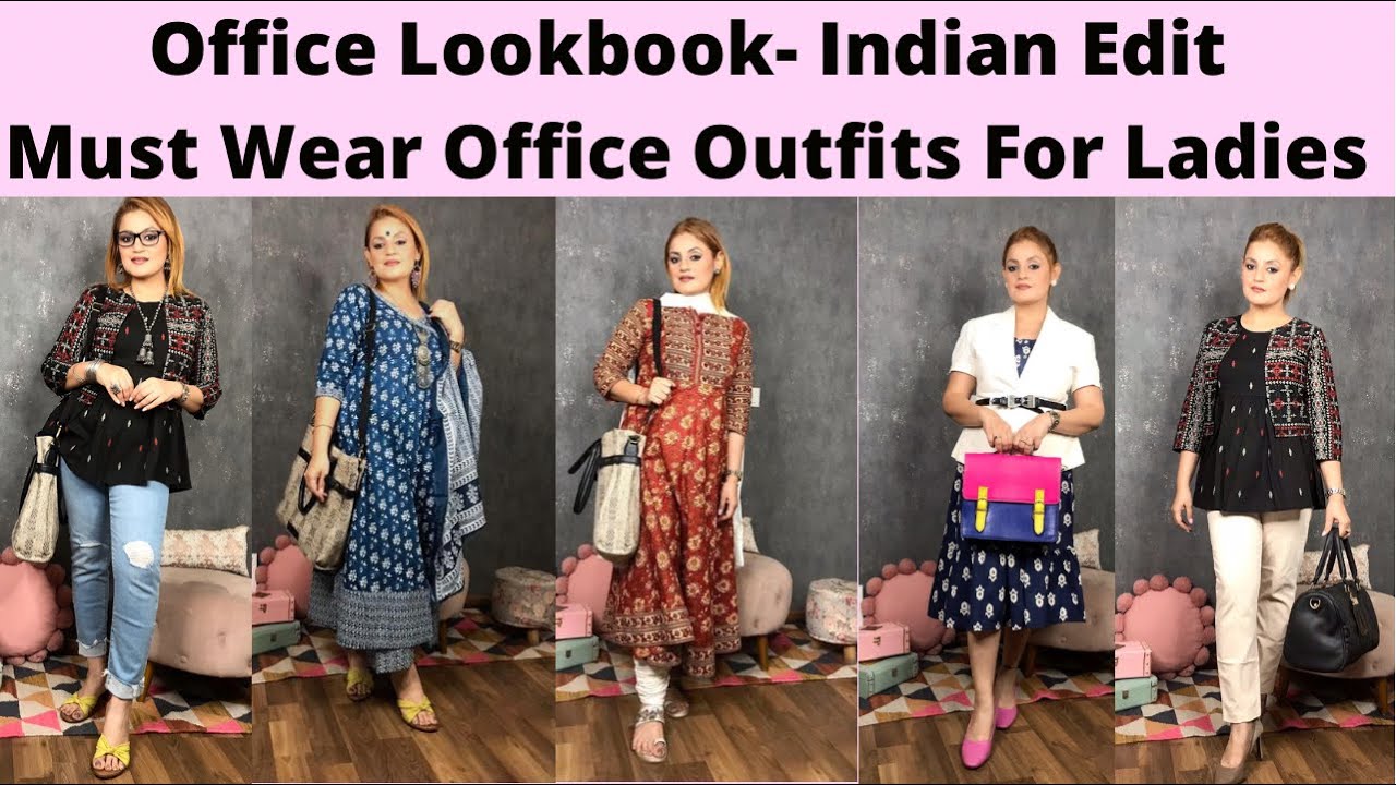 Office lookbook - Indian Edit | Must Wear Office Outfits For Ladies ।औफिस मैं क्या पहनें
