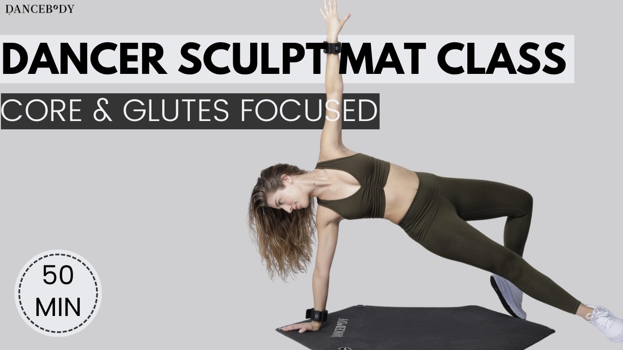 50-Minute Dance Sculpt Workout | Full Body Mat Class for Core & Glutes