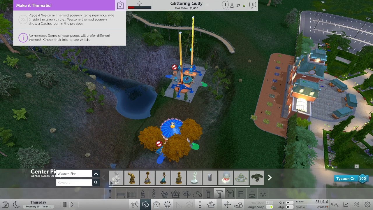 Roller Coaster Tycoon World (Deluxe Edition): Tutorial Part #1