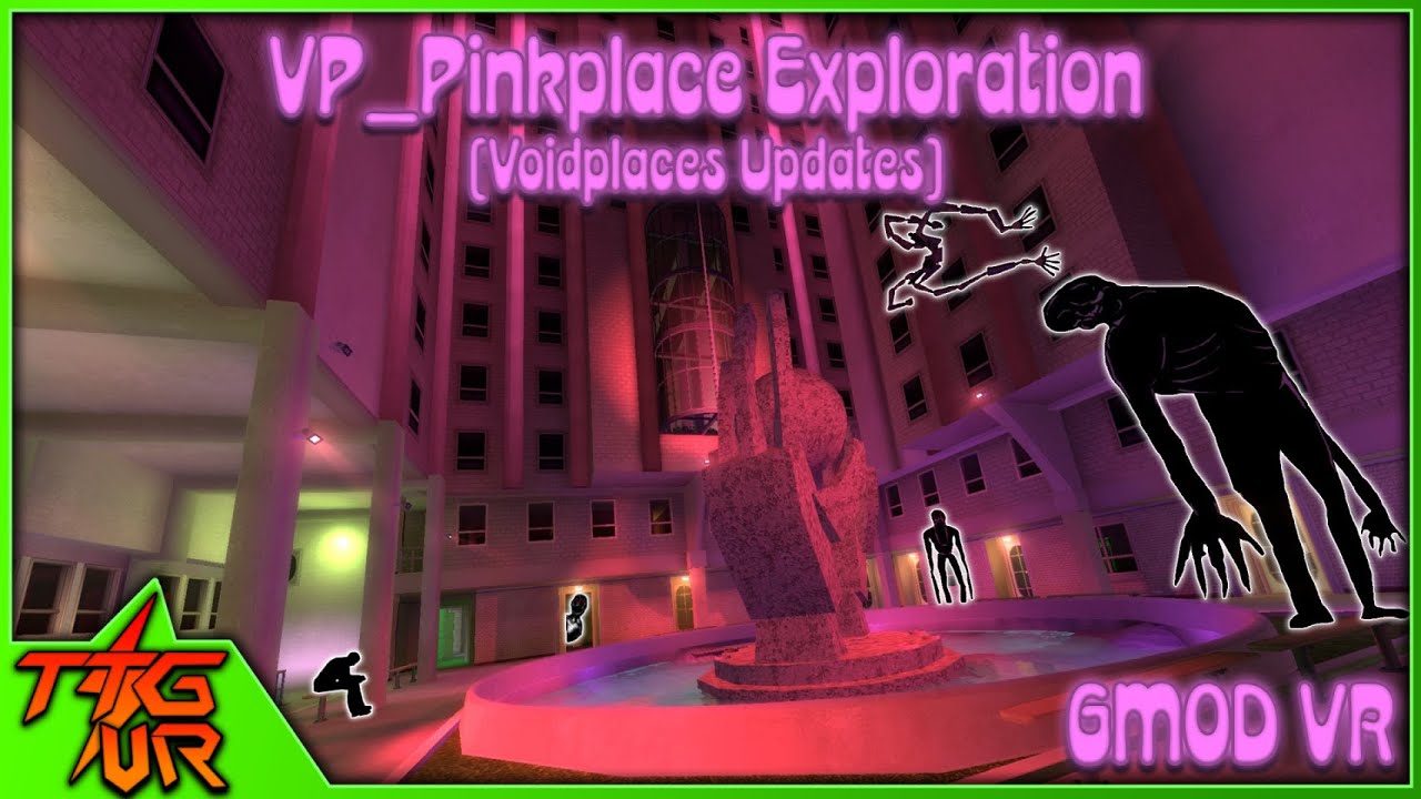 Pink and Terror Around Every Corner... || GMOD VR: VP_PinkPlace Exploration
