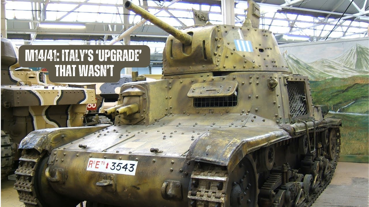 M14/41: Итальянская модернизация танка, которая мало что изменила.