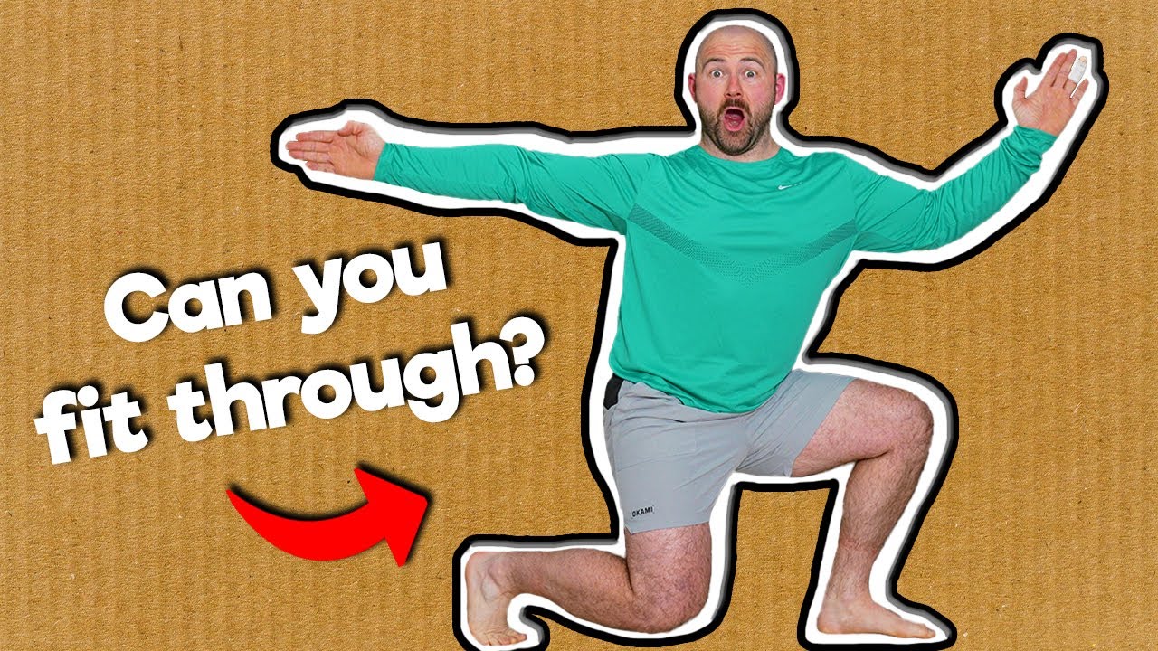 Gymnasts try the 'Cardboard Cut Out Challenge!'