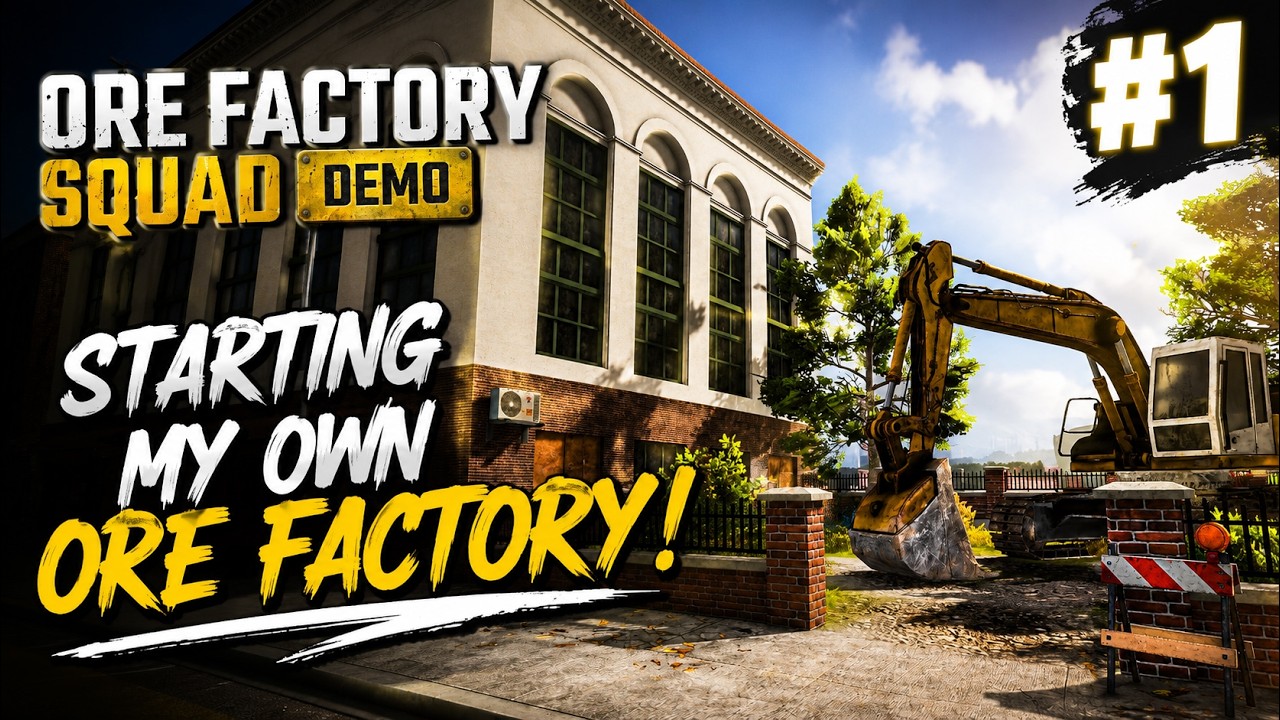Открываю собственную фабрику по добыче руды! | Ore Factory Squad, прохождение, часть 1