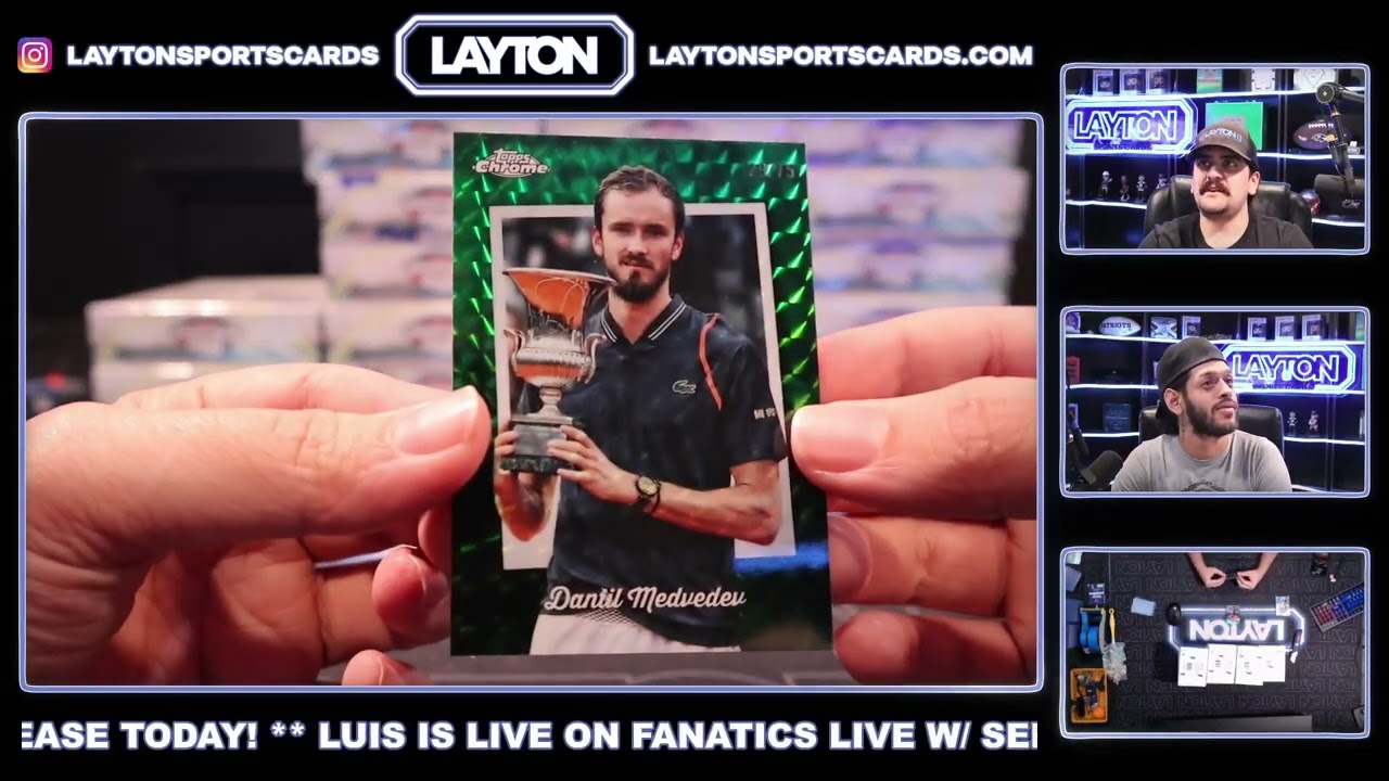 Double Case Break   2025 Topps Chrome Tennis Breaker's Delight #3